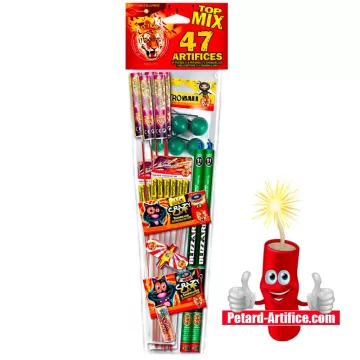 Sachet 47 Artifices Top Mix