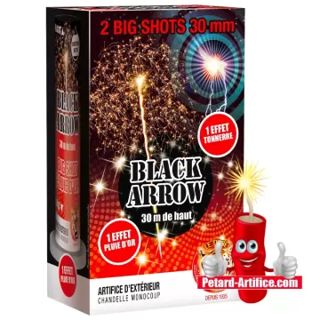 Lot de 2 Chandelles - Black Arrow