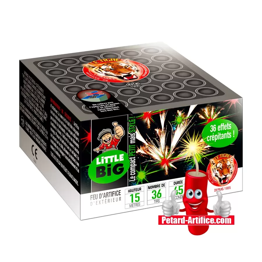 firecracker Super Bison K1 - THE TIGER, the pack of 4 firecrackers at a discount price