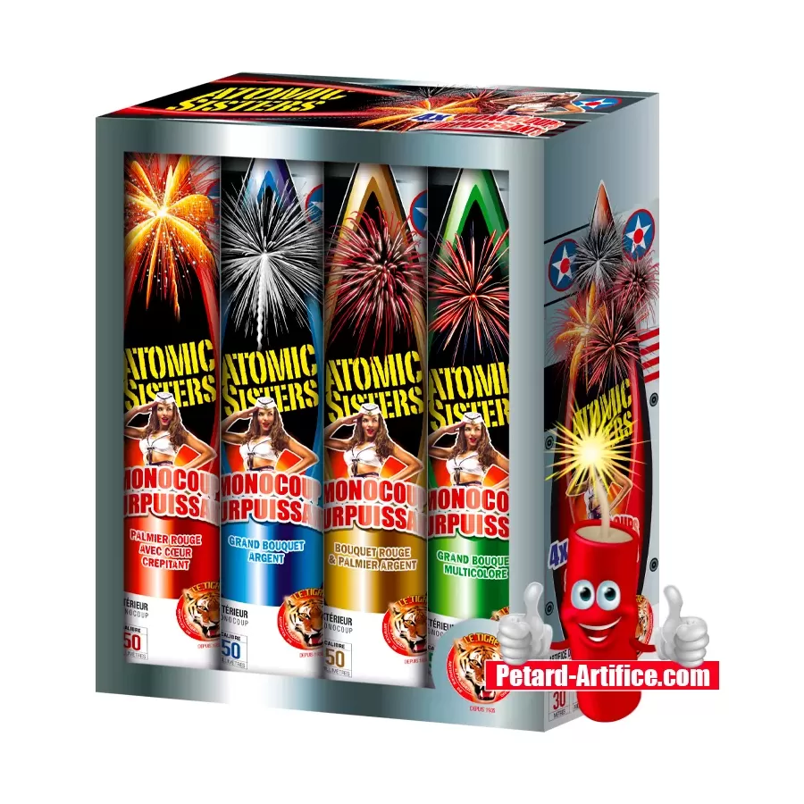 Petard Demon® Magnum ( Mammouth 3 ) (Paquet de 4) - Sparklers Club