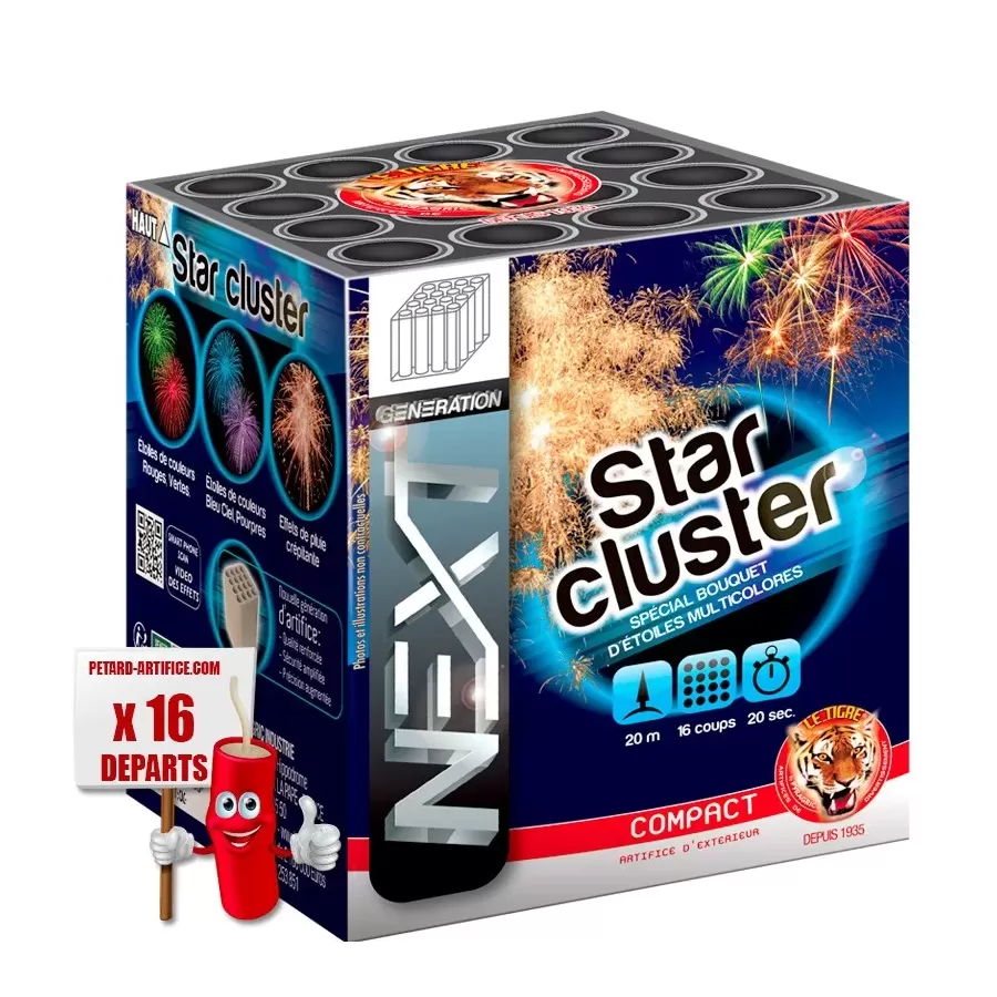 Star Cluster Fireworks
