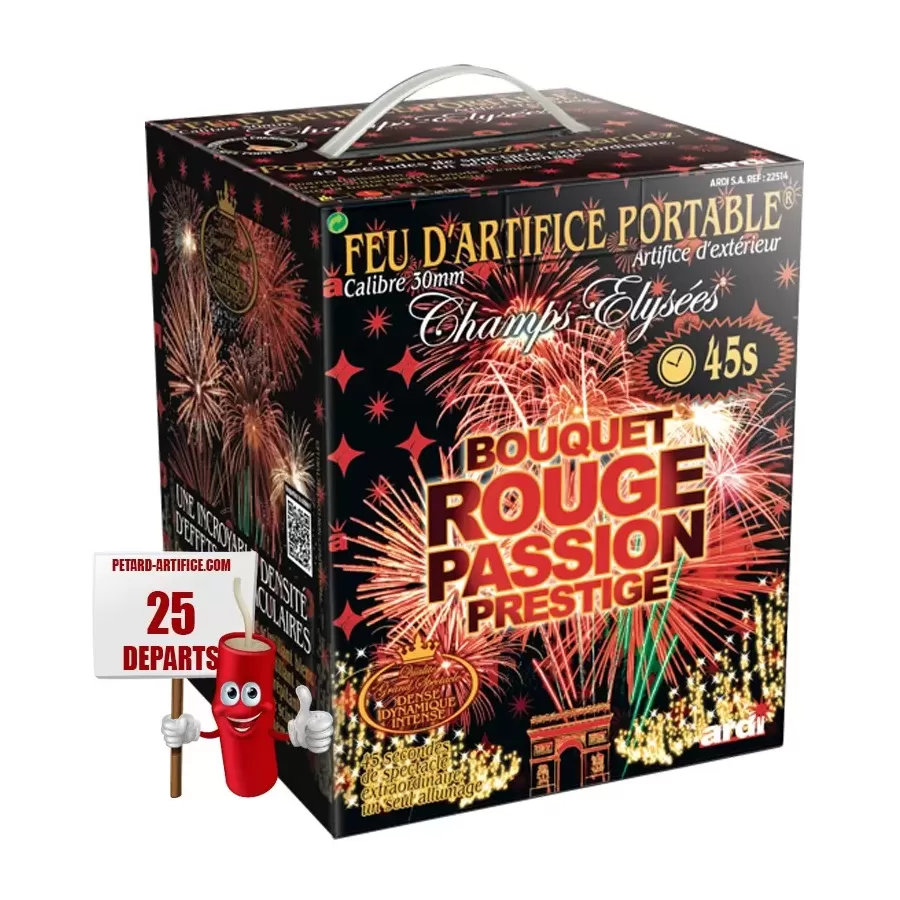 Fireworks Bouquet Rouge Passion