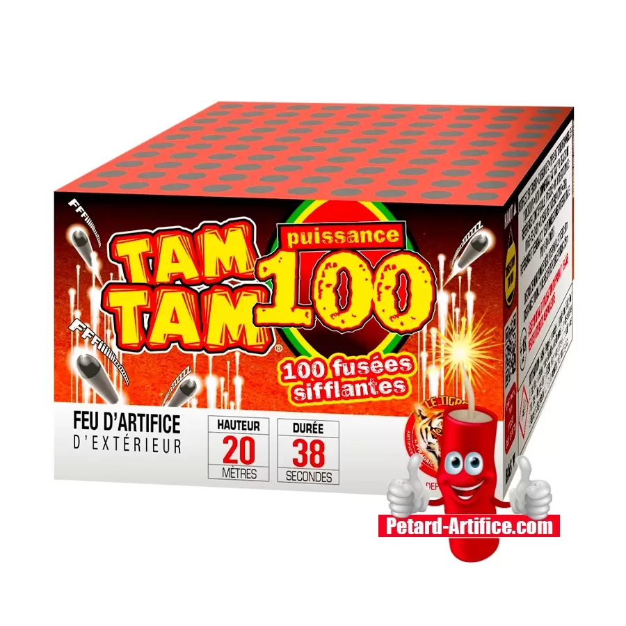Fuegos artificiales Tam Tam 100