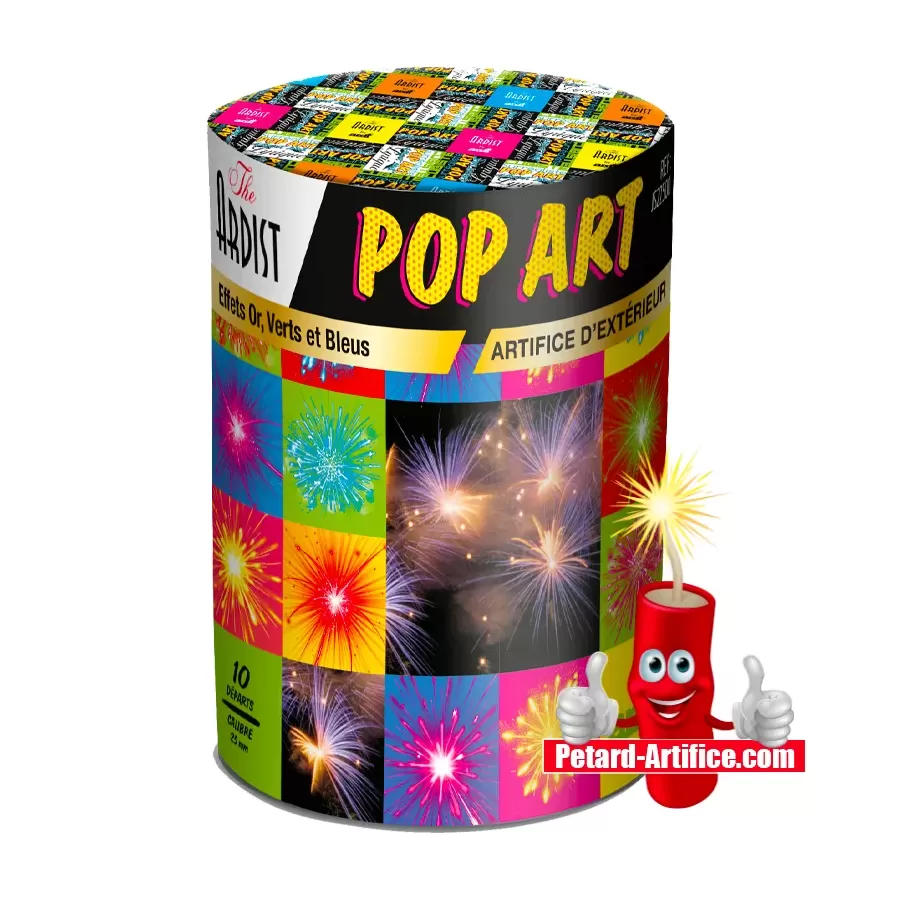 Ardistisches Feuerwerk - Pop Art