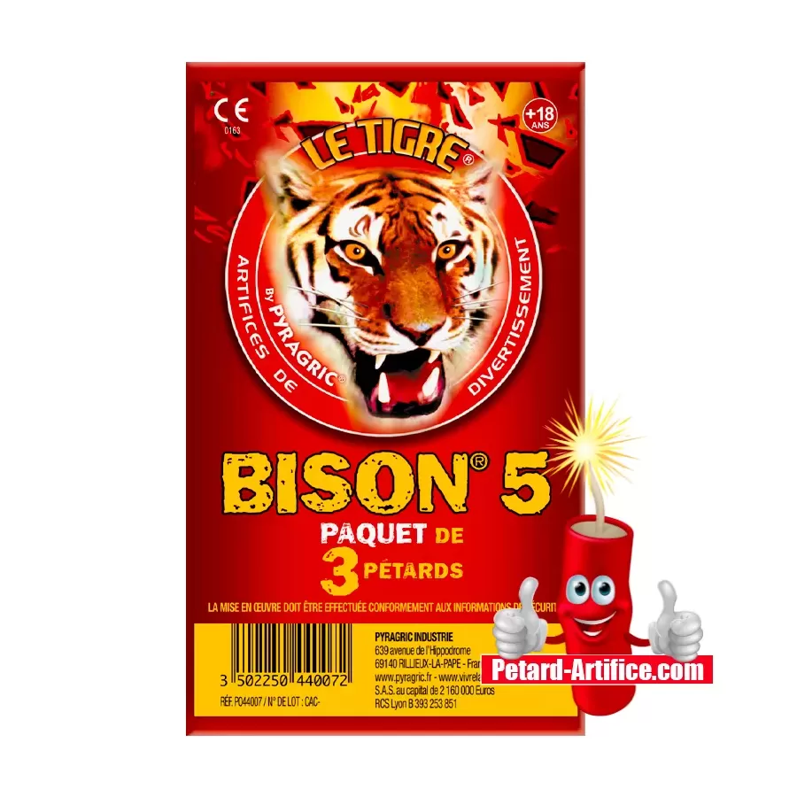 petardo Tigre Bison 5