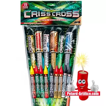 Assortiment 15 Fusées Criss Cross