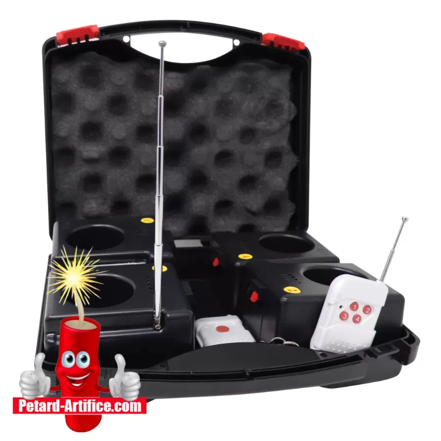 Valise de Tir pour 4 Jets de Scene