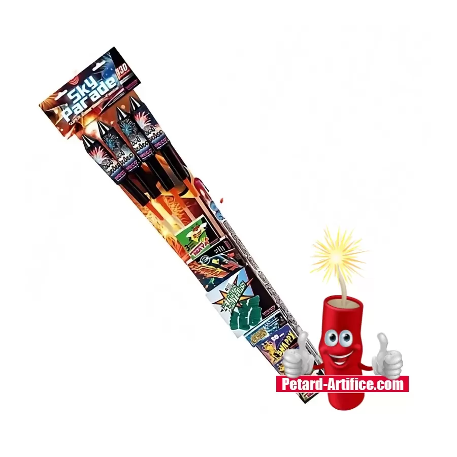 Sachet Sortiment 130 Sky Parade Feuerwerk - Magische Show