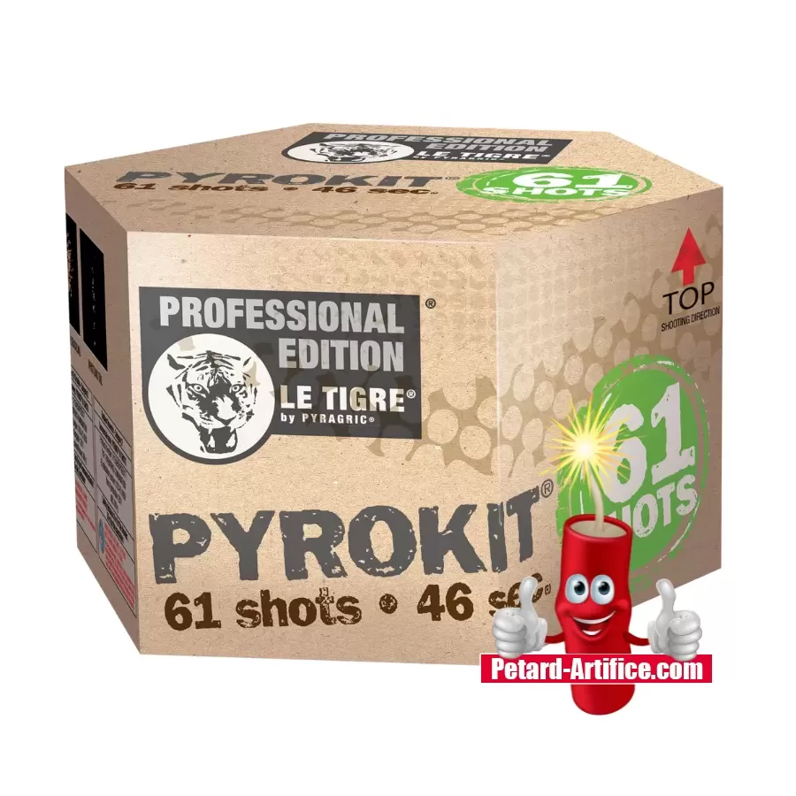 PYROKIT(R) 61 Schüsse - PRO EDITION Feuerwerk