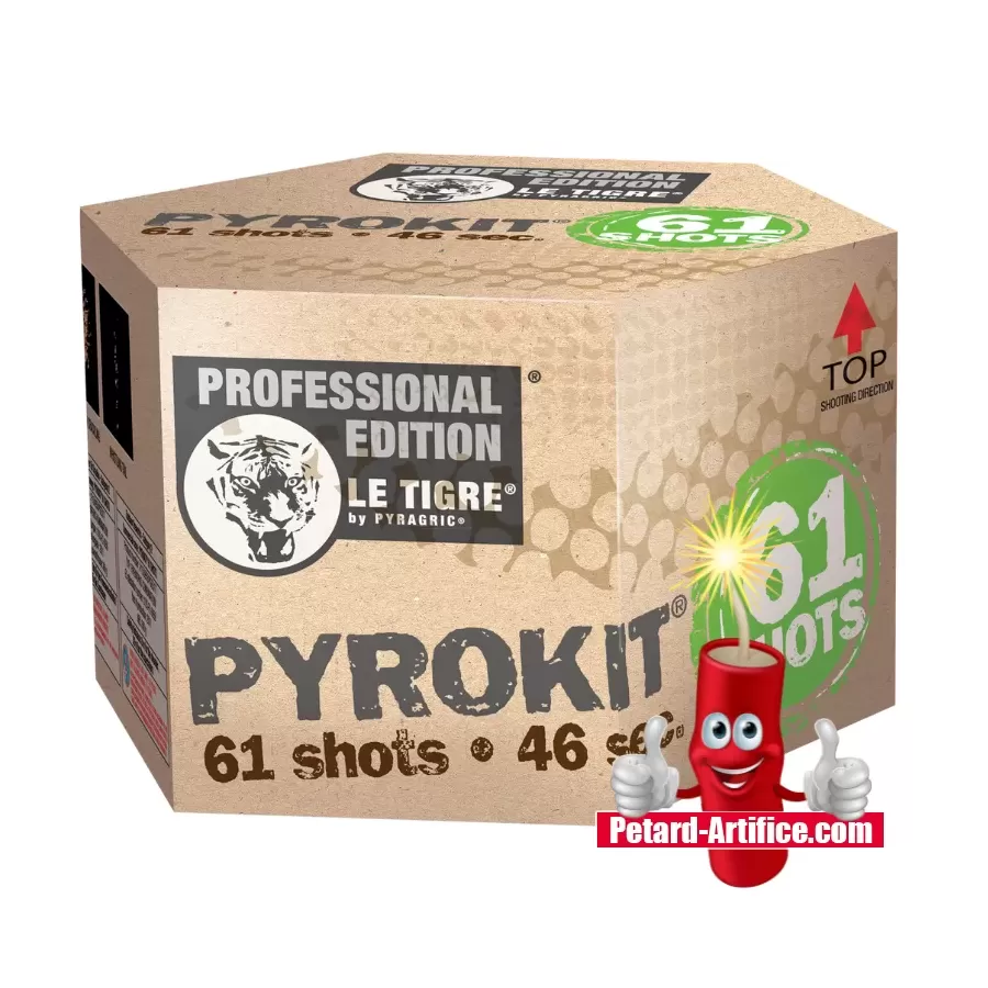 Fuego Artificial PYROKIT(R) 61 Disparos - PRO EDITION