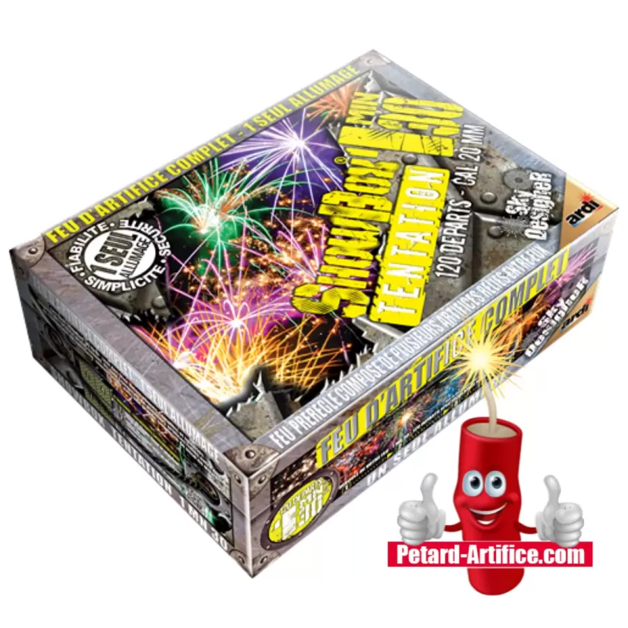 Feu d'artifice Showbox Tentation