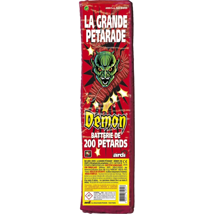 Grande Pétarade® Démon® 200 Disparos