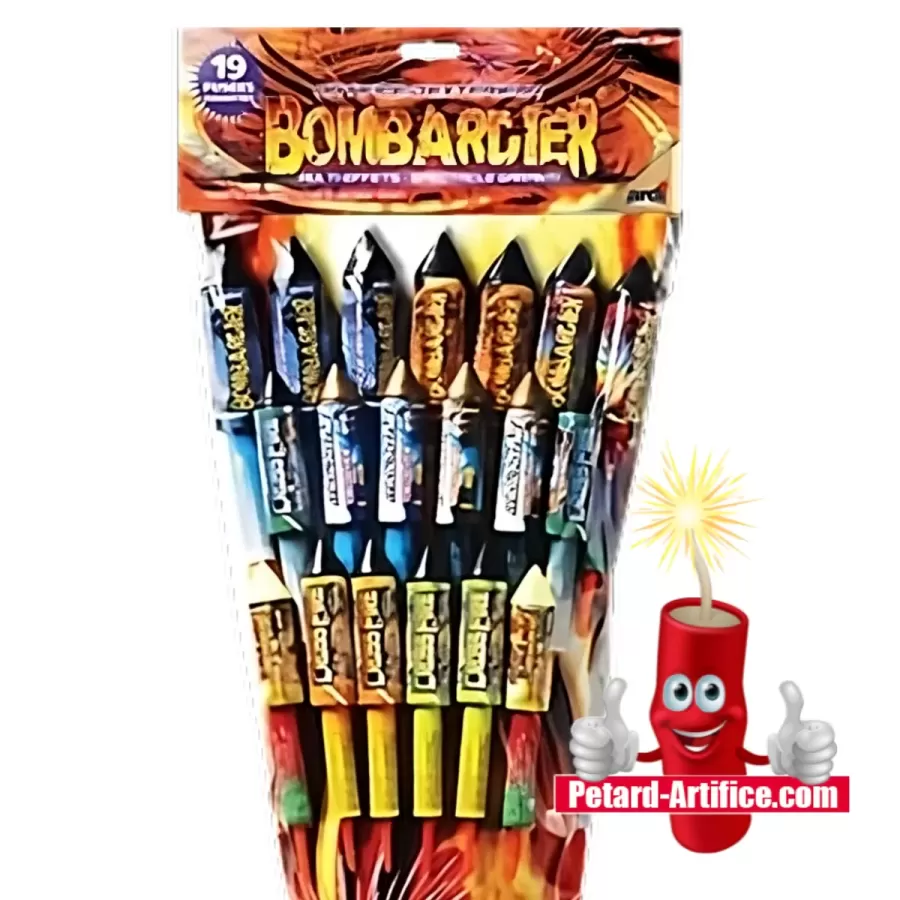 BOMBARDIER® Rocket Assortment - 19 Rockets