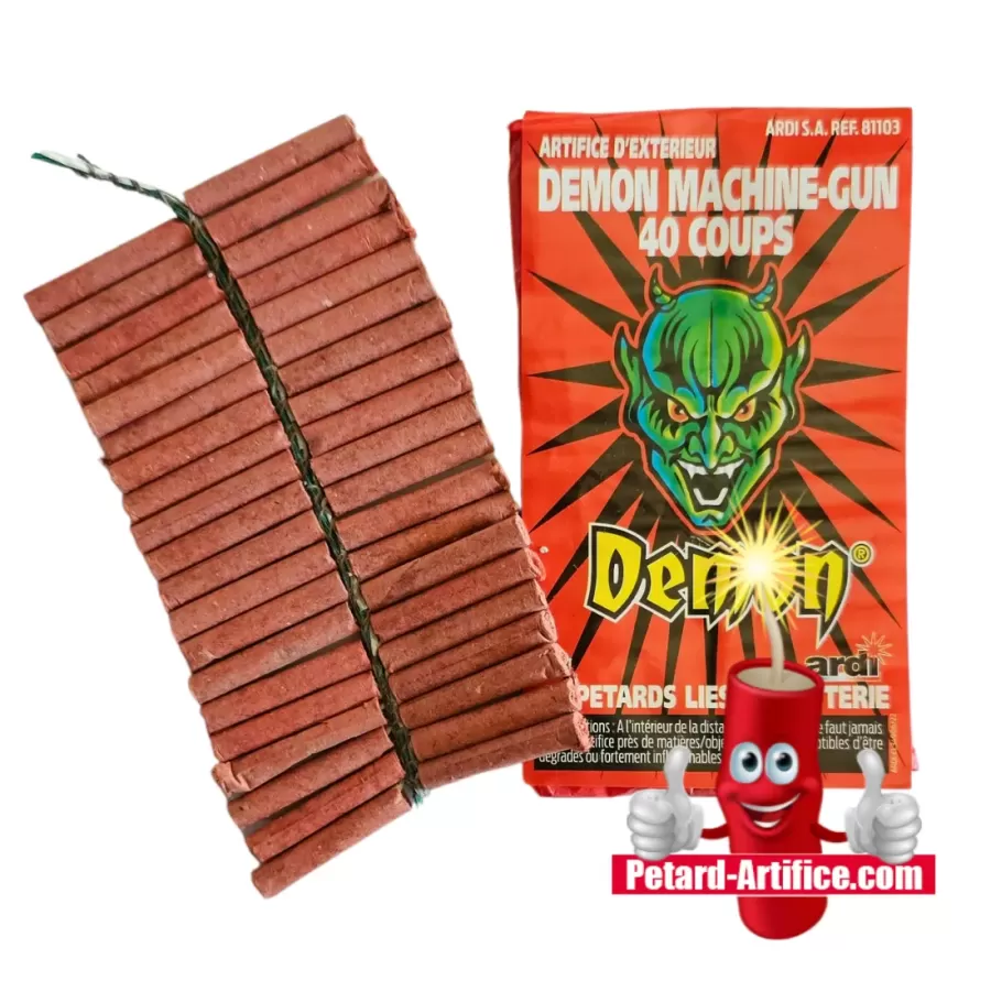 DÉMON® Machine Gun Firecrackers 40 Blasts