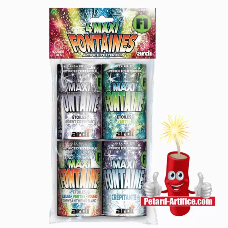 Maxi Fontaines - Lot de 4