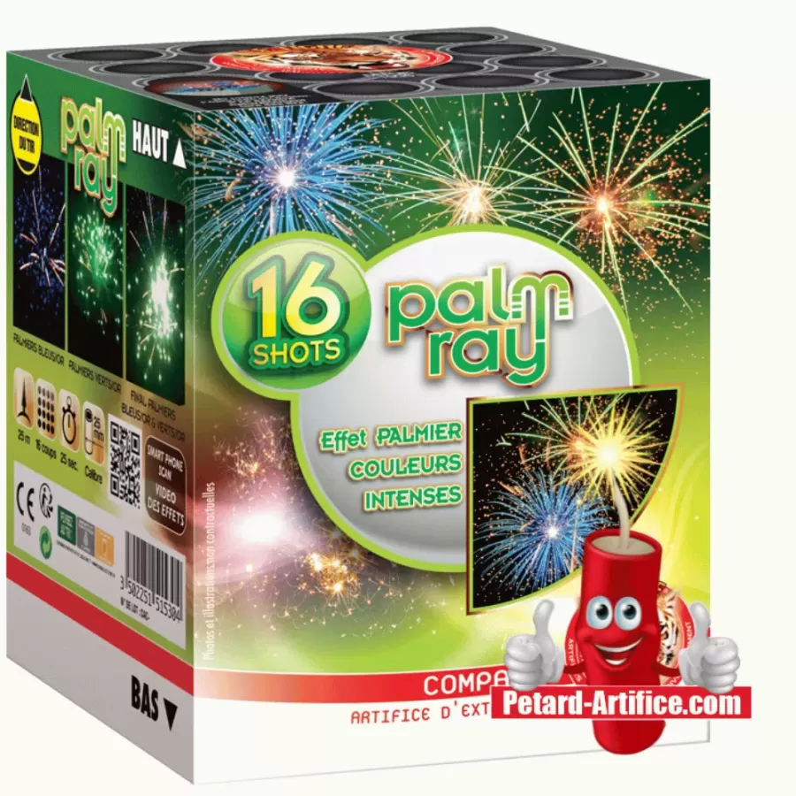 Feu d'artifice Compact Palm Ray