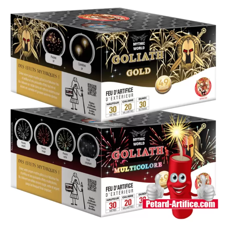 Pack Feu d'artifice Goliath