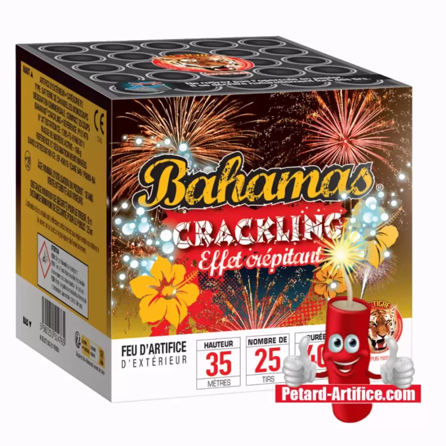 Feu d'artifice Bahamas Crackling