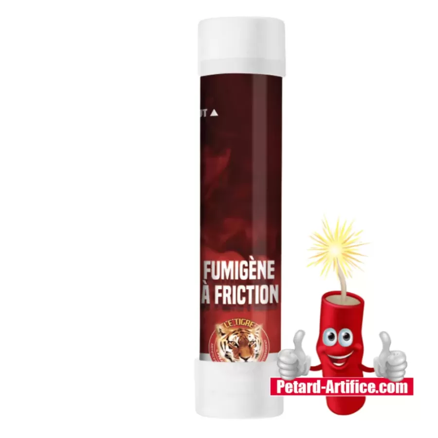 Friction Red Smoke Bomb