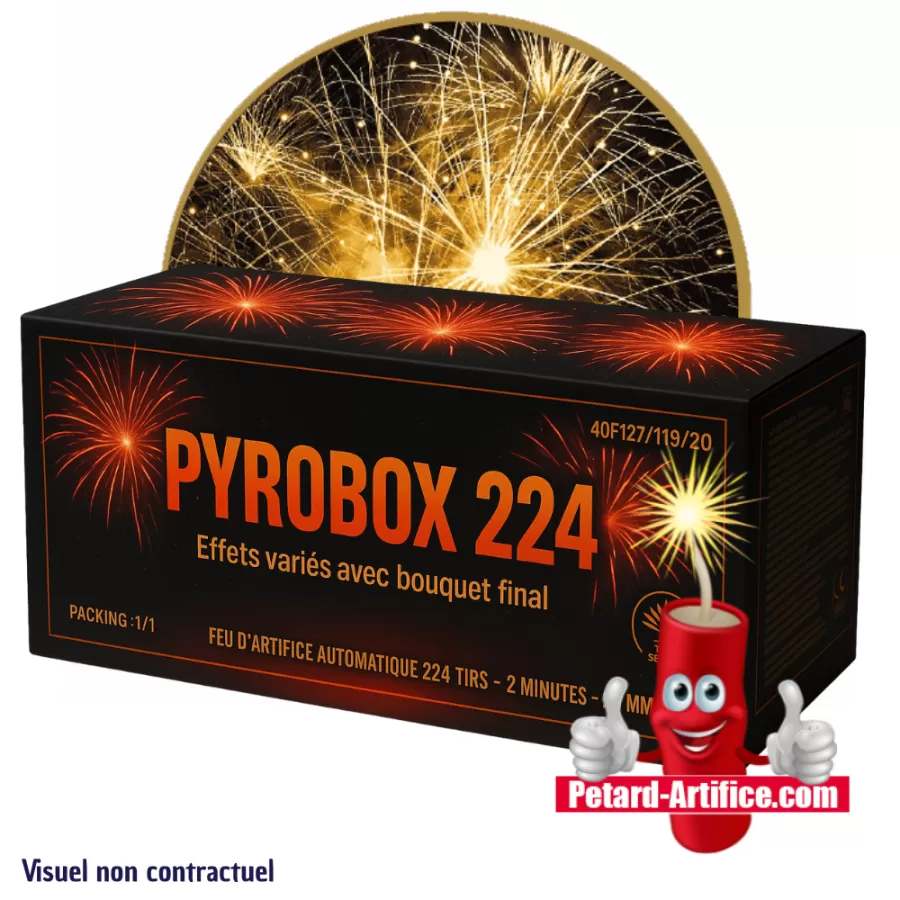 Pyrobox - 224 Tirs