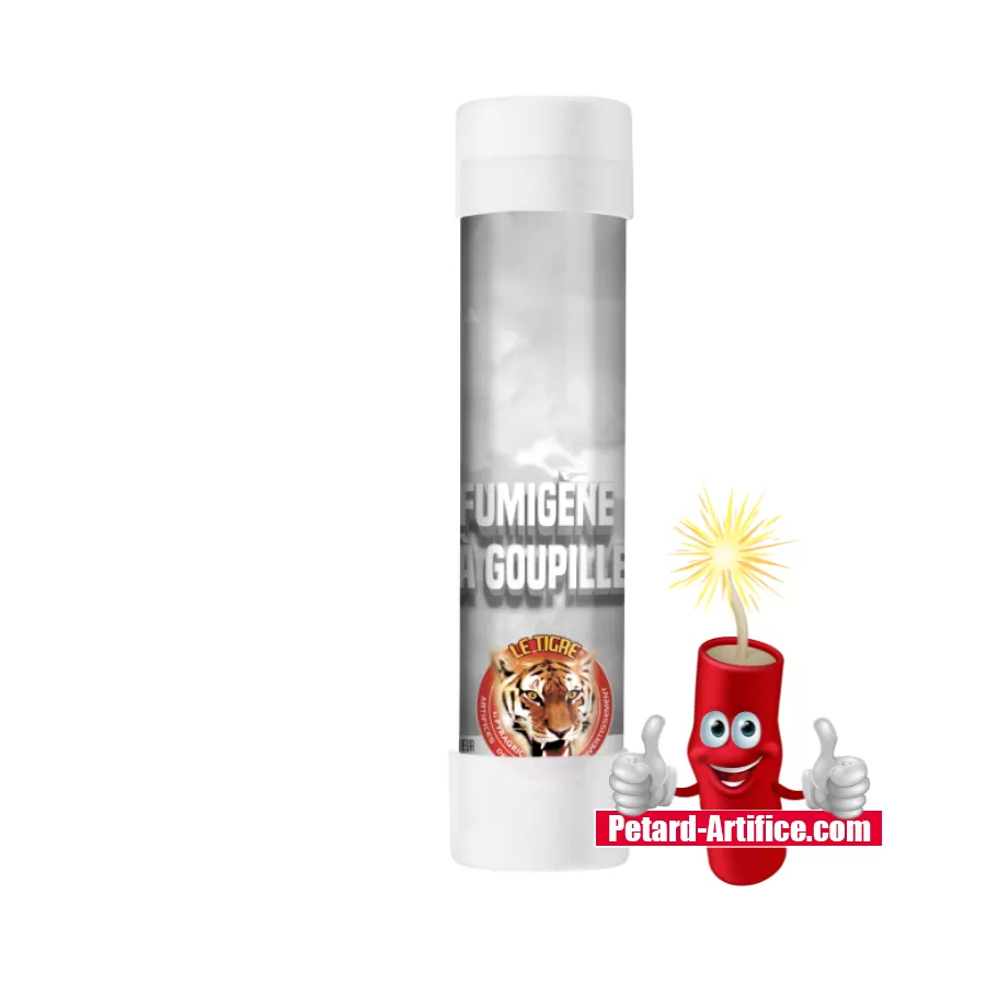 White 60-Second Pull-Pin Smoke Grenade – Pyragric