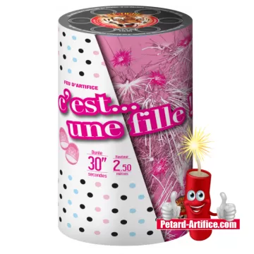Fuoco d’artificio Baby Shower Rosa