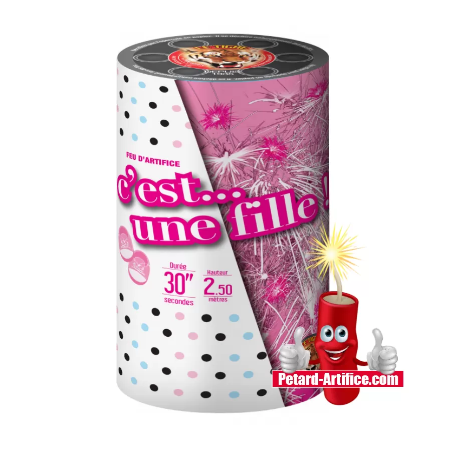 Fuoco d’artificio Baby Shower Rosa