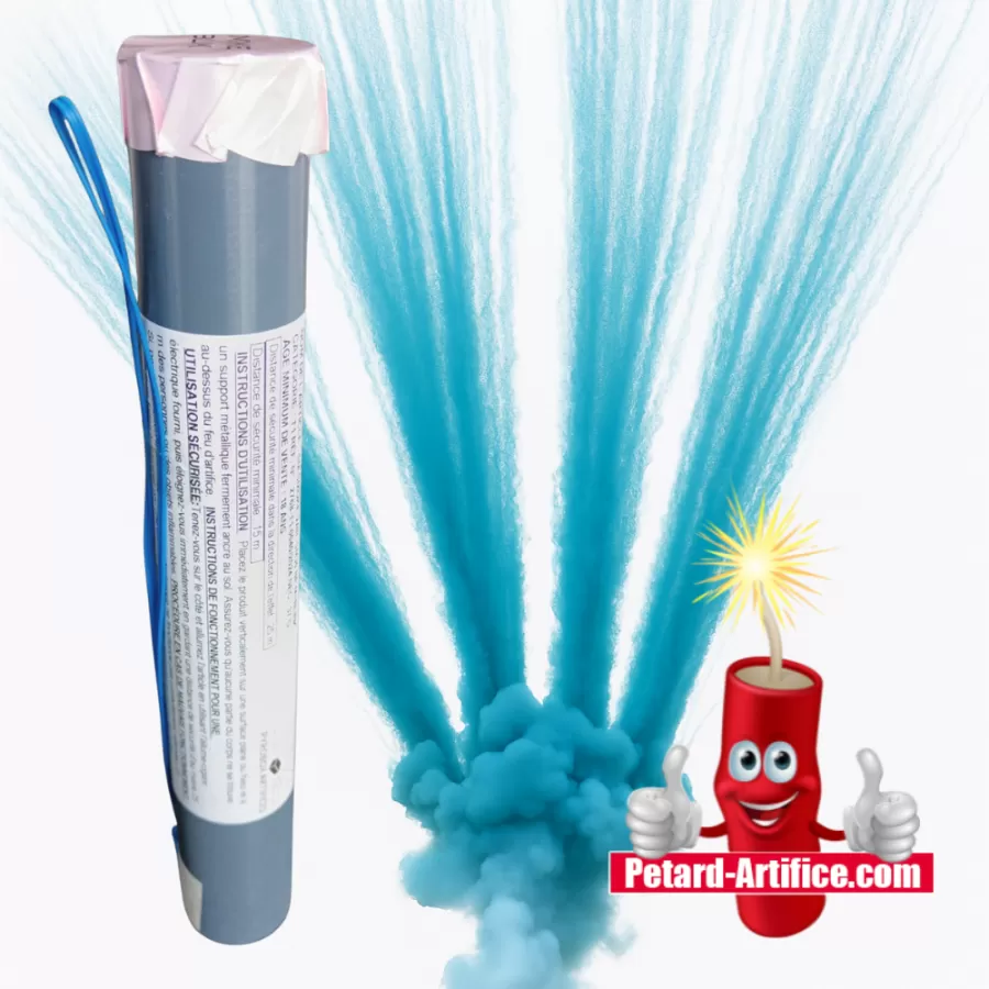 Feu d'artifice de Jour - Bleu