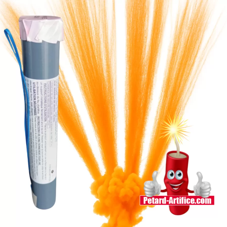 Feu d'artifice de Jour - Orange